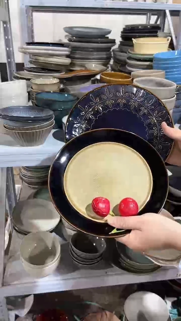 【闪购商品】瓷片外贸尾货瑕疵满20包邮X2  小盘组合