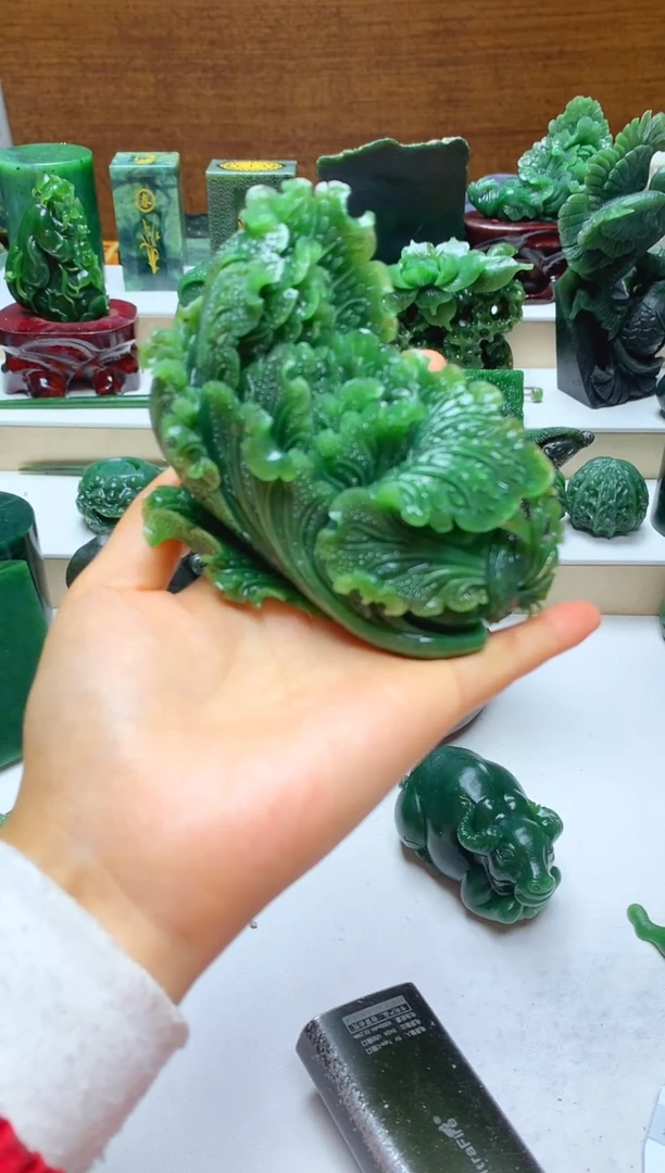 未镶嵌和田玉摆件甜*1