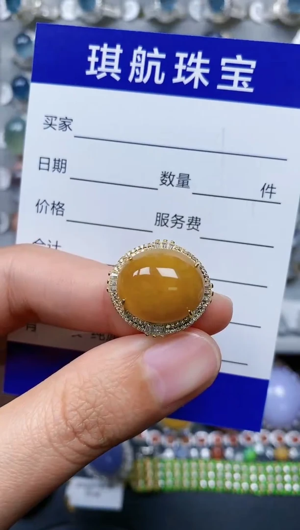 【闪购商品】翡翠戒指银S925镶嵌0026
