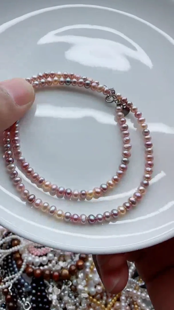淡水珍珠未镶嵌颈饰1