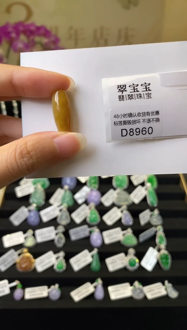 颈饰未镶嵌翡翠D8960 路路通 含运营费
