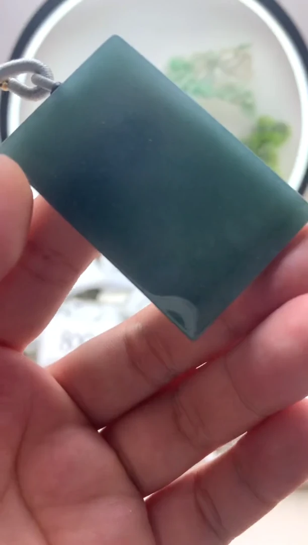 颈饰未镶嵌翡翠无事牌