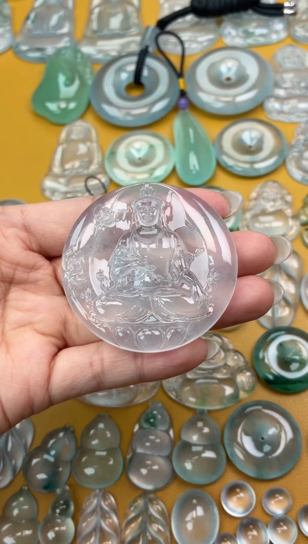 吊坠(不含链)未镶嵌翡翠10 观音牌 53.2 6.2