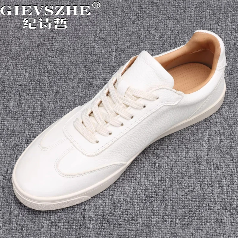 纪诗哲男鞋百搭轻便透气运动鞋子男款时尚轻奢小白鞋潮流休闲板鞋