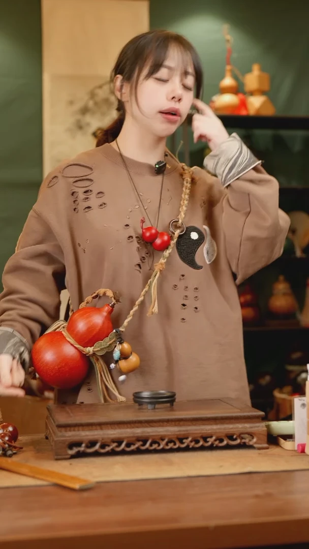 170号精品天然大漆酒葫芦一物一拍~