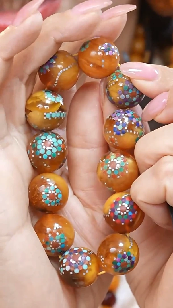 蜜蜡颈饰未镶嵌8622天然蜜蜡珠宝奇石云端妖孽全部保真