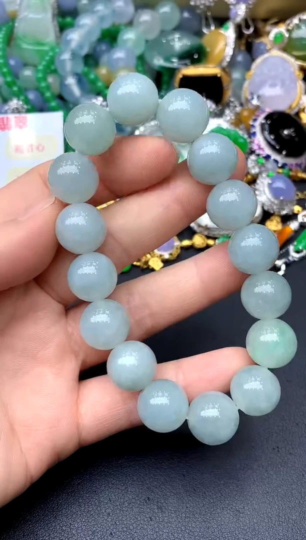 未镶嵌手串翡翠105-中国好珍宝