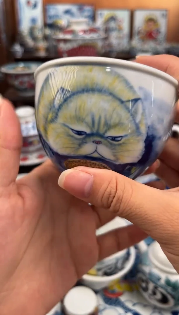 昨明猫咪缸杯老师高货