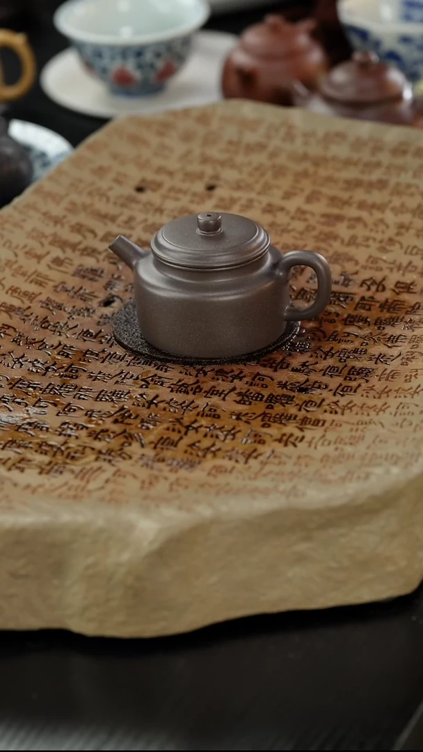 茶壶紫砂S青灰段德钟120cc
