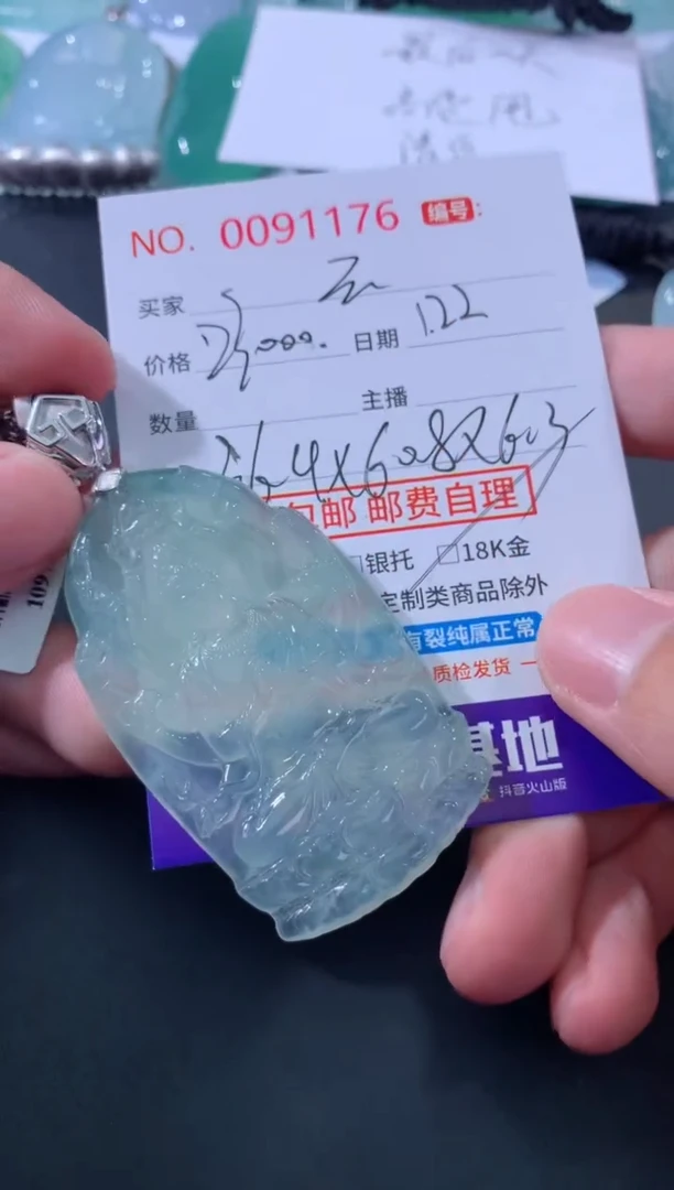 【闪购商品】翡翠颈饰未镶嵌云