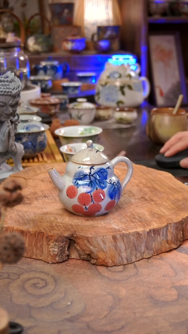 杯葡萄景德镇陶泥手绘