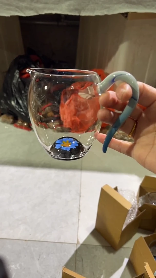 奇***?蓝色花珠  蓝彩