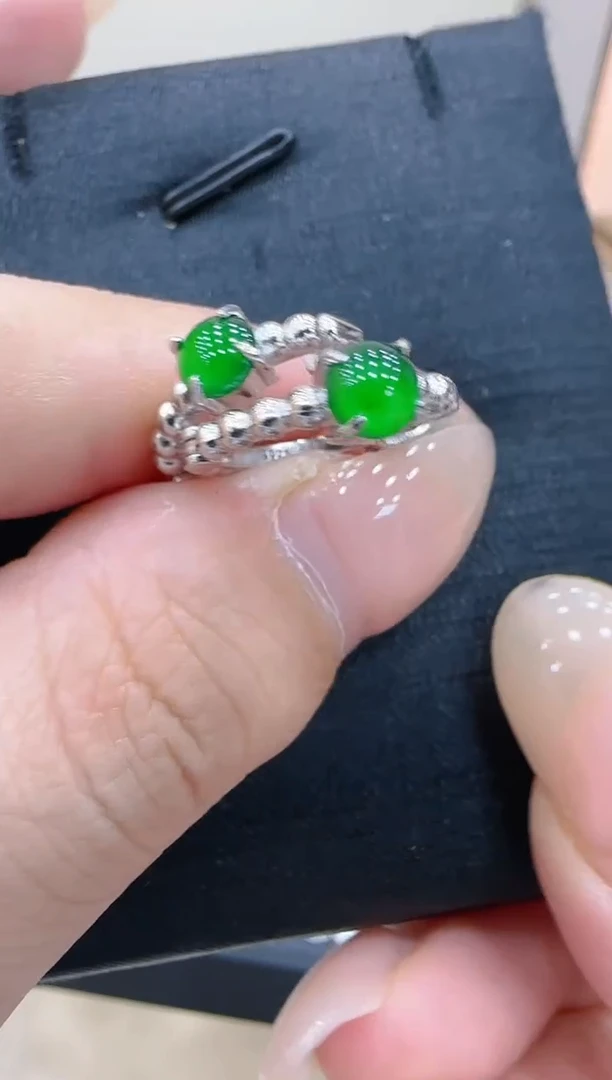 【闪购商品】翡翠耳饰银S925镶嵌团购多样性发一件