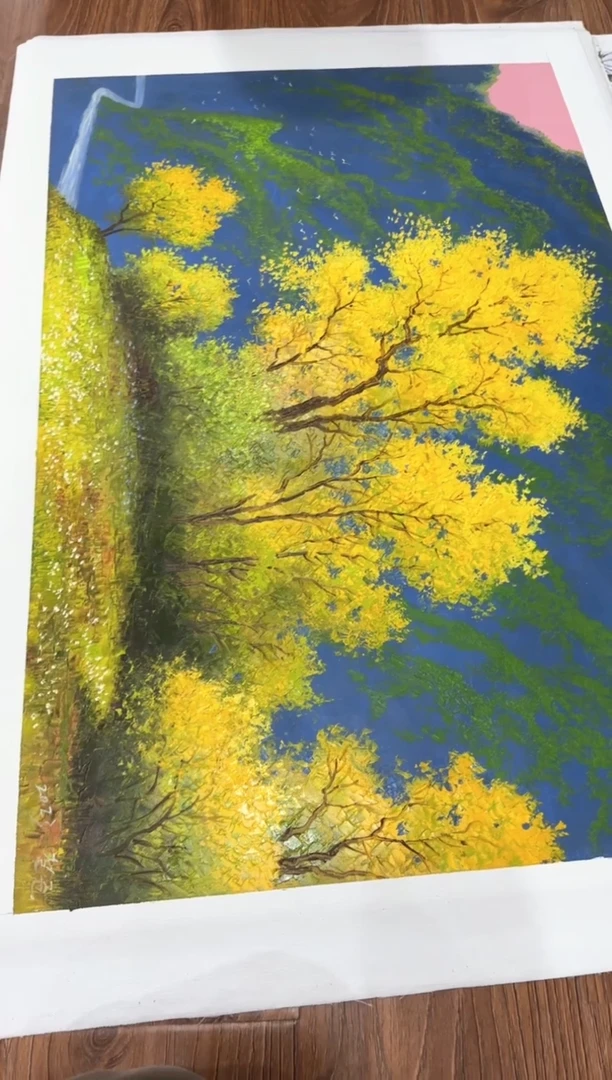 油画 【特价风景画】油画画芯 尺寸90*60cm