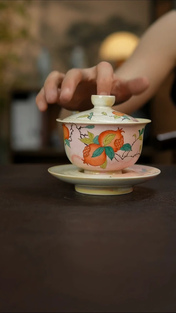 杯景德镇陶瓷杯碗柴烧多人