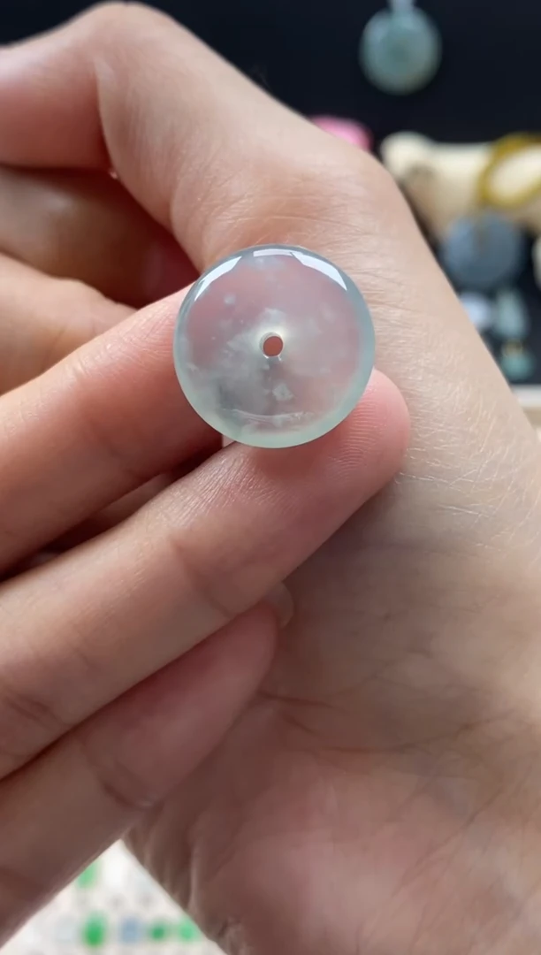 【闪购商品】翡翠颈饰未镶嵌翡翠冰种平安扣