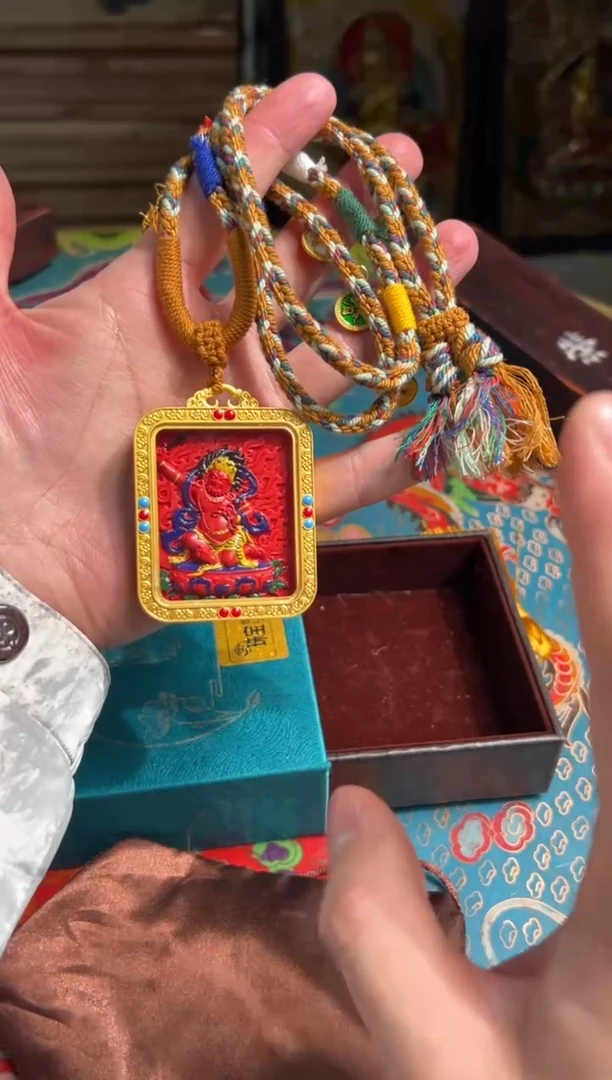 吊坠卷轴画奥奥的唐卡1+盒子