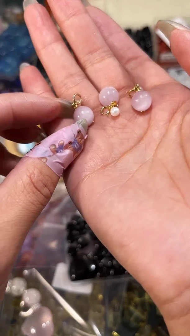 【闪购商品】水晶手串未镶嵌紫锂滴溜