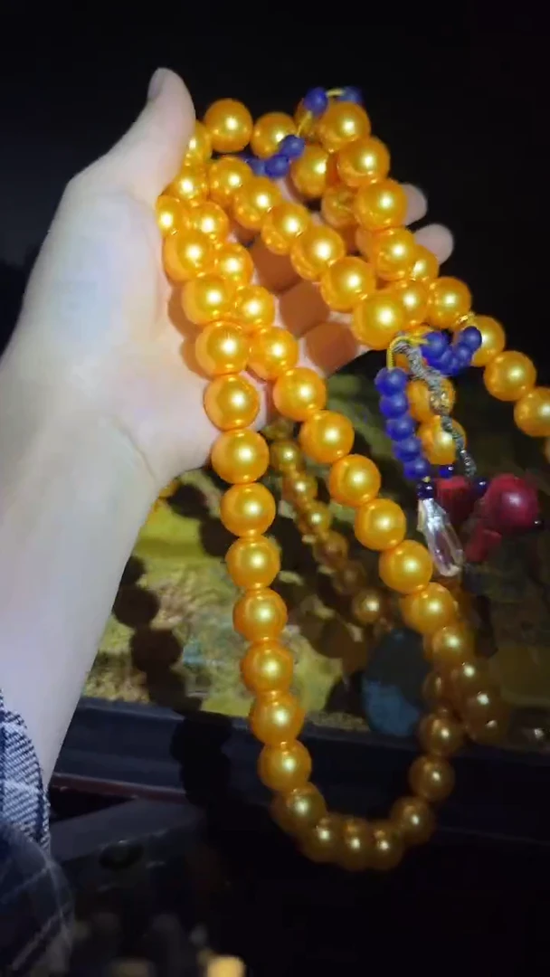 手串/手链贝壳长串.1条.黄.不带盒