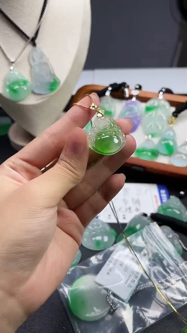 颈饰未镶嵌翡翠  所见即所得 一图一物