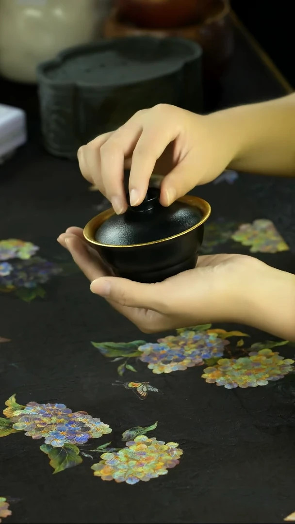 千款手绘茶具直接炸