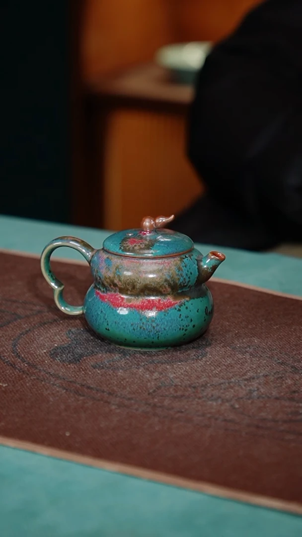 【闪购商品】287-1葫芦壶（炉钧釉）