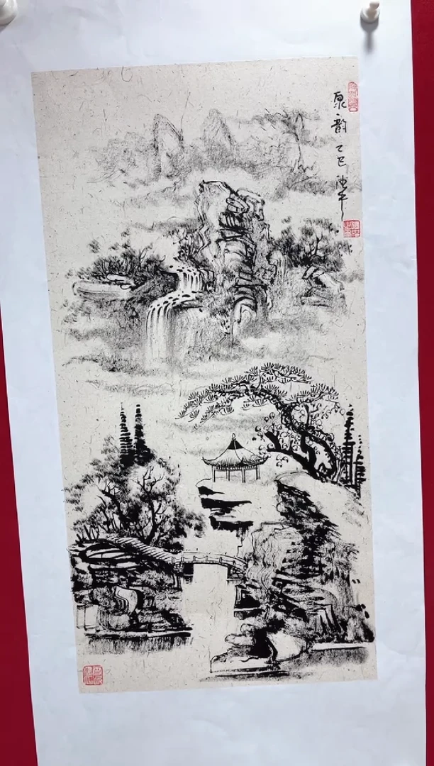 国画黄德中老师两平尺