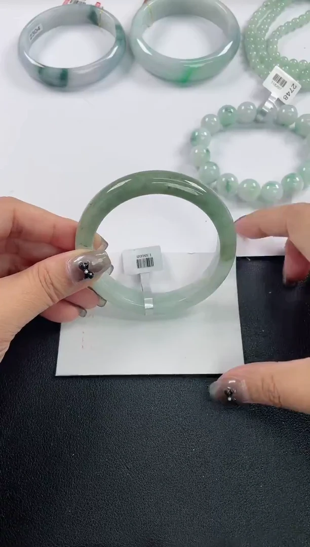 未镶嵌手镯翡翠基地发货H8987 57+