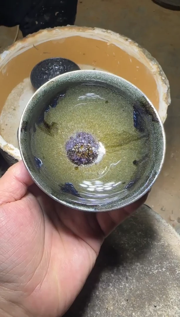 茶盏229号叶明龙窑柴烧作品