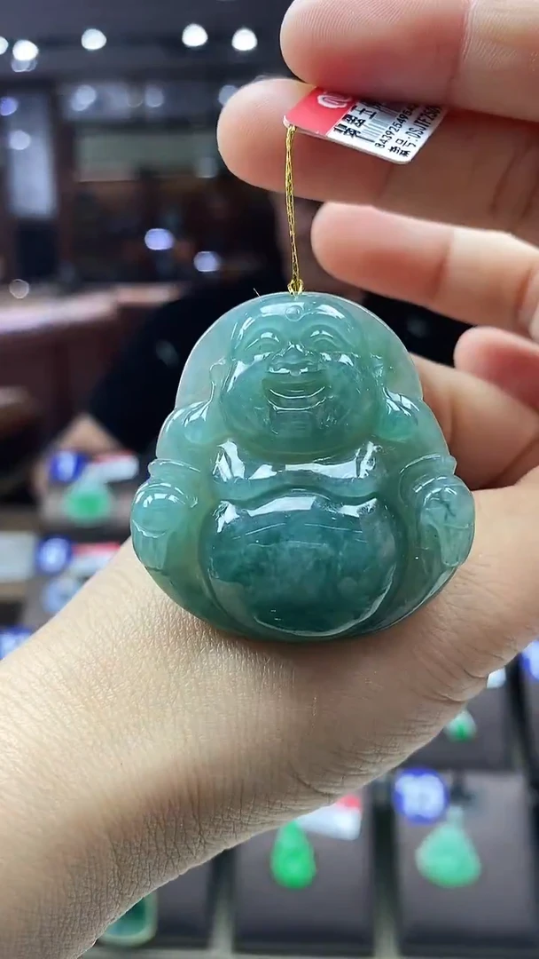 颈饰未镶嵌翡翠佛公