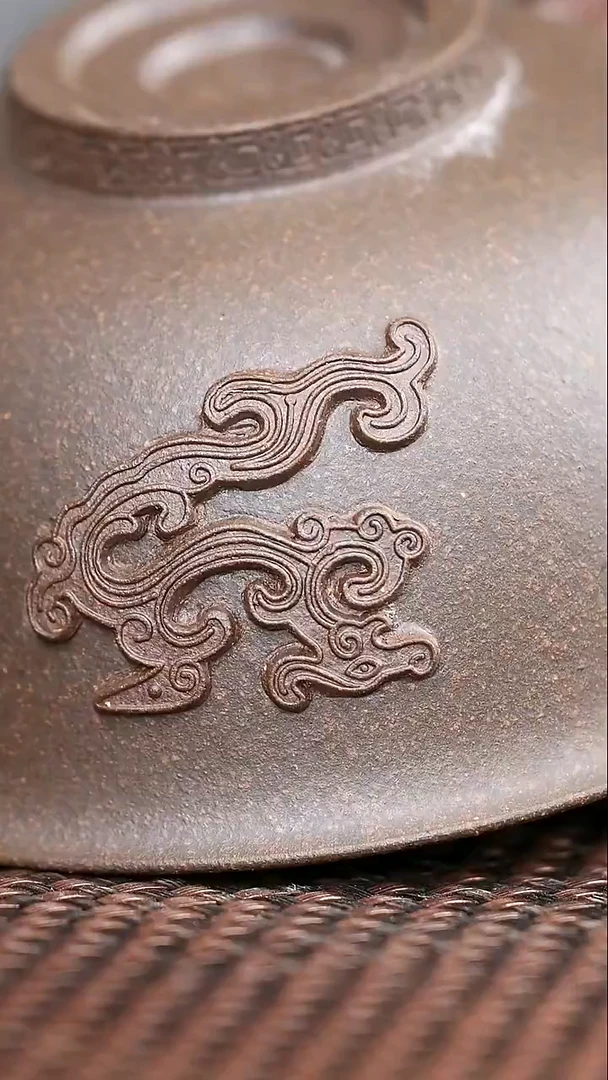 茶壶紫砂鸡*岩中泥碗