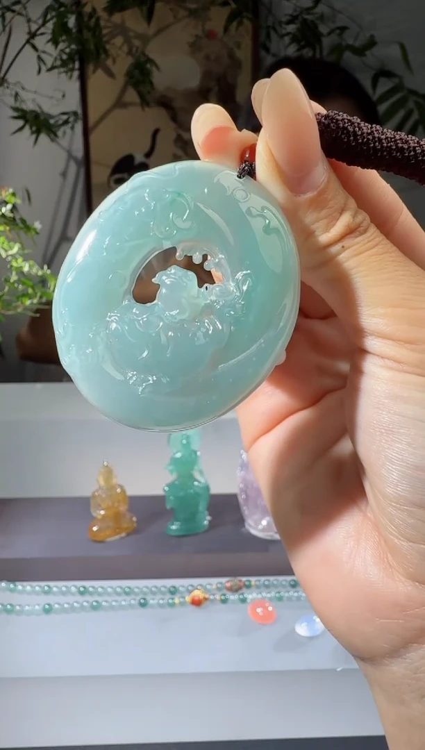 吊坠(不含链)未镶嵌翡翠三足蟾（多样性发其一）