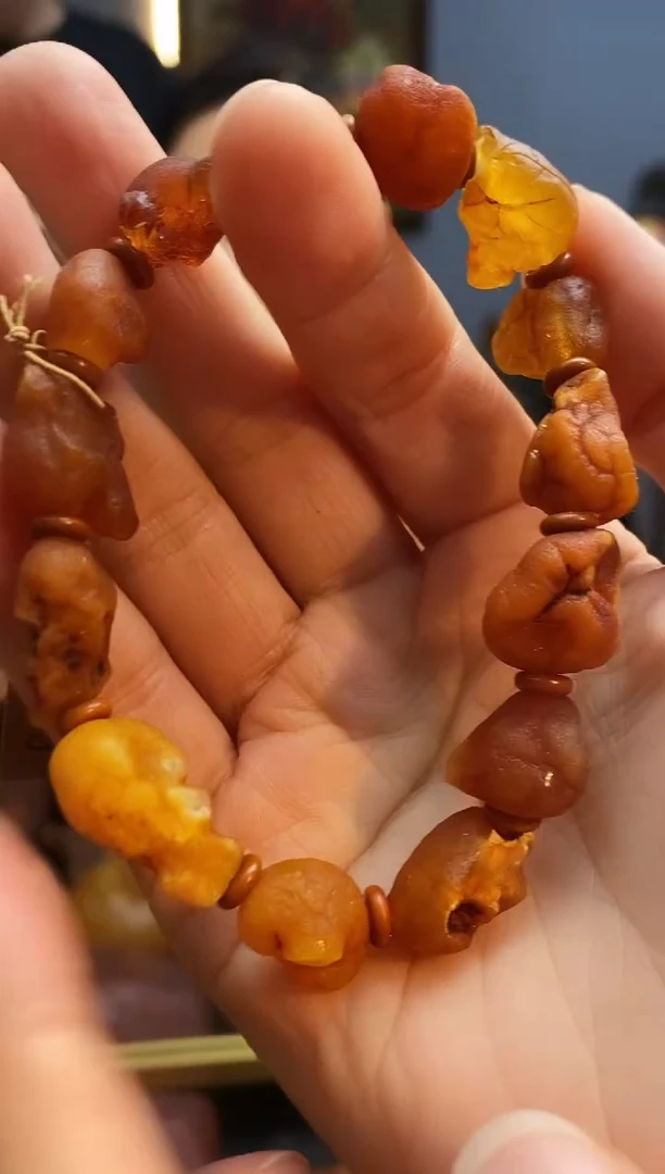 手链琥珀未镶嵌手串