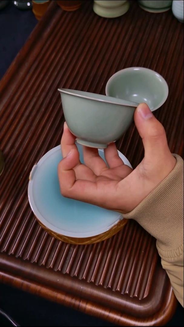 宇**家和青禾素面灰青压手