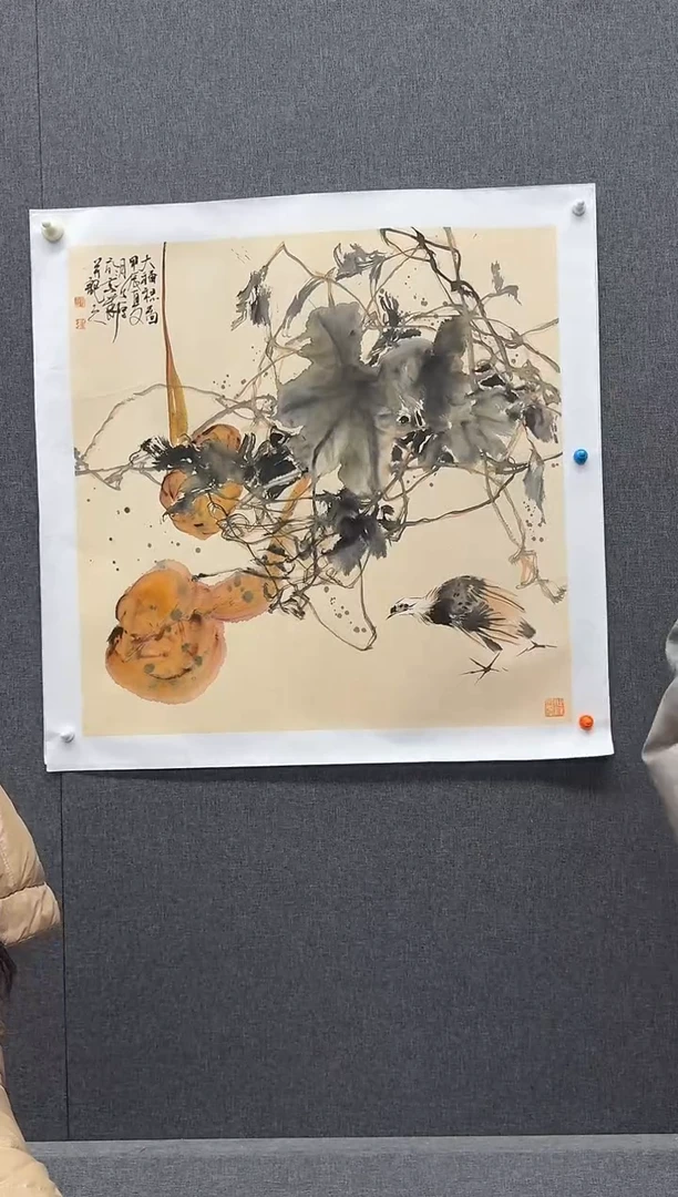 国画炳山艺术--付建老师作品