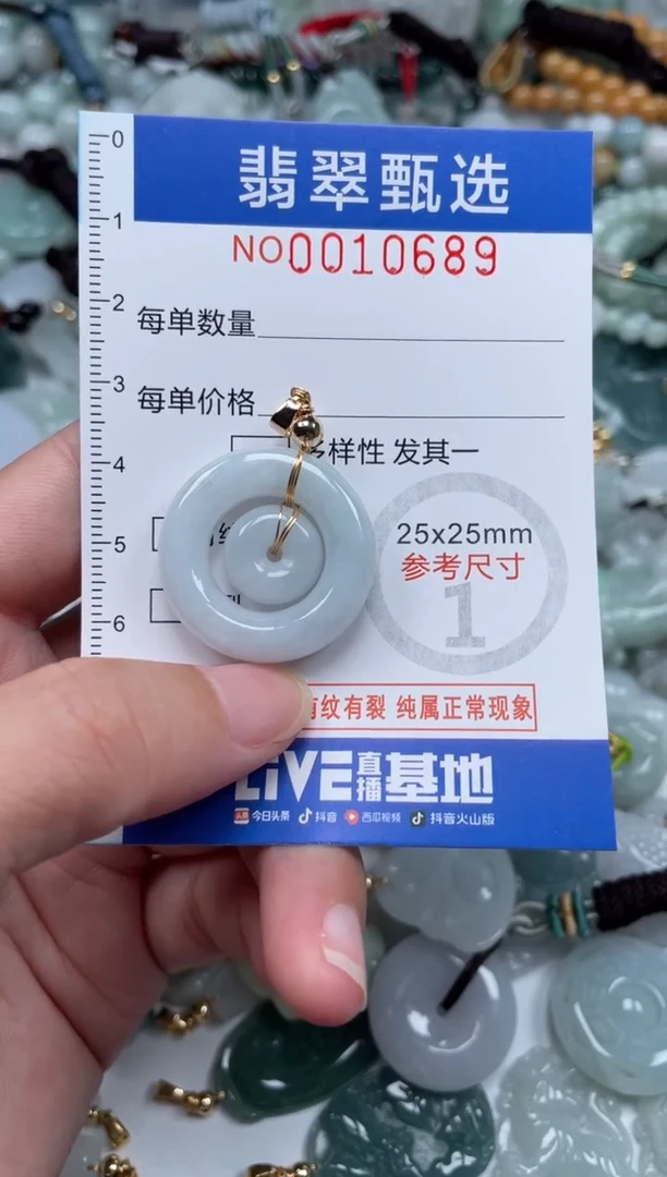 颈饰未镶嵌翡翠10689