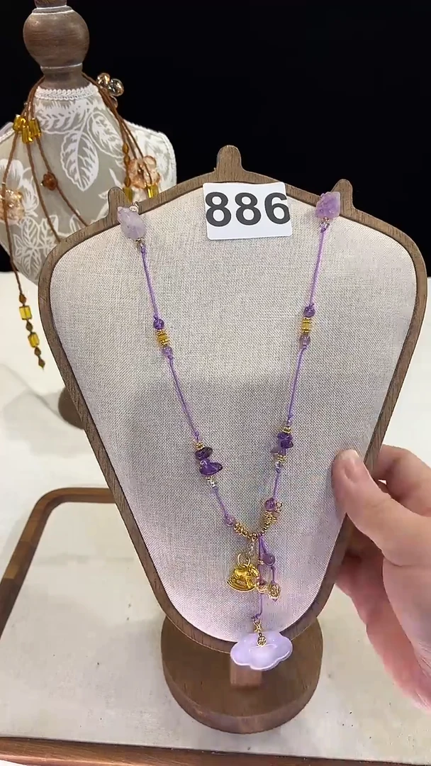 项链钛钢淡水珍珠886