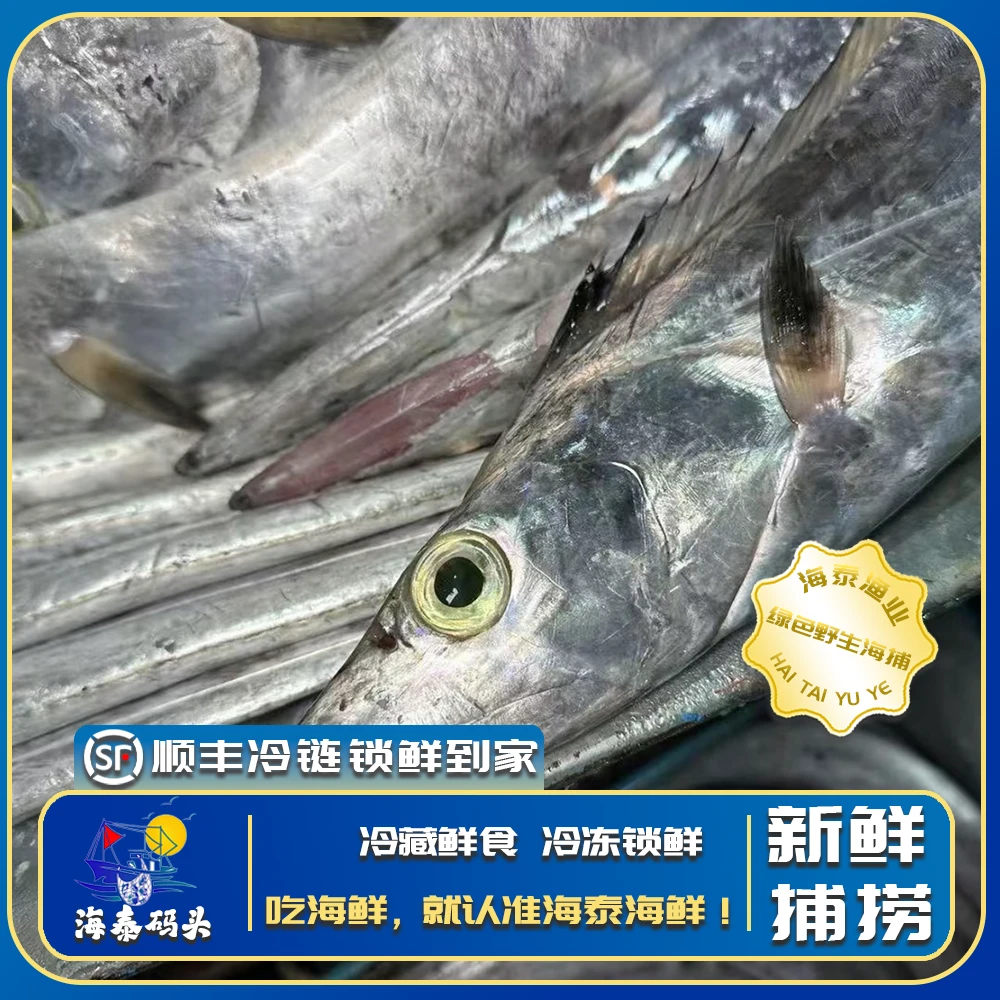 【帮杀带鱼】去肚去尾野生深海海钓鲜活速冻冷链锁鲜直达冷链到家