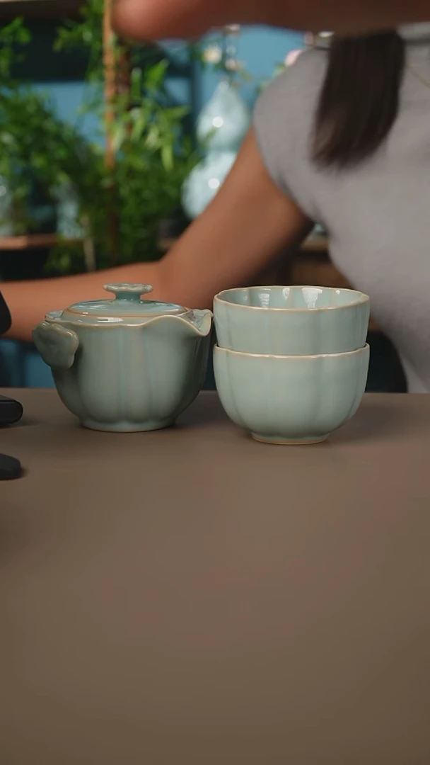 天青一壶二杯