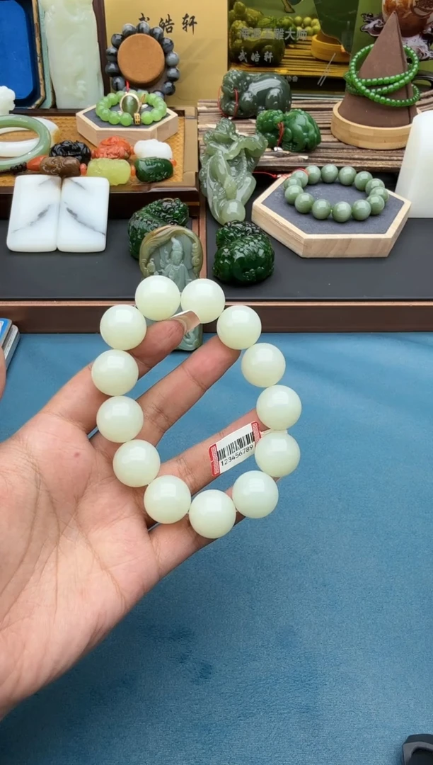 未镶嵌手串和田玉hsl18