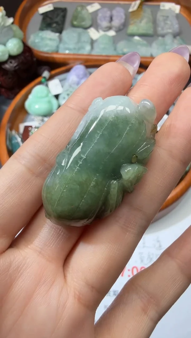 翡翠未镶嵌颈饰247.。。。。