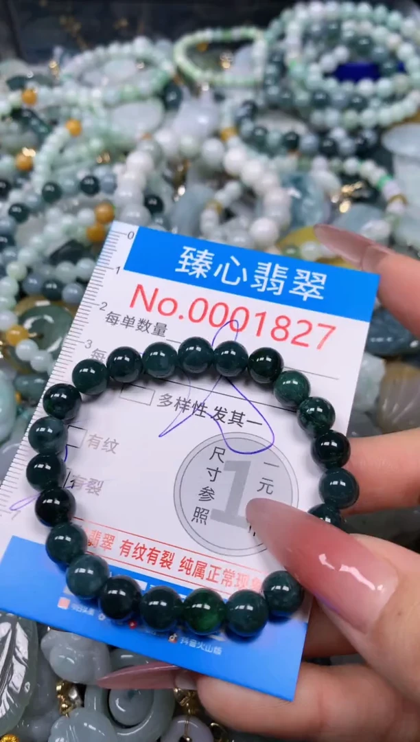 【闪购商品】翡翠颈饰未镶嵌含绳0001827