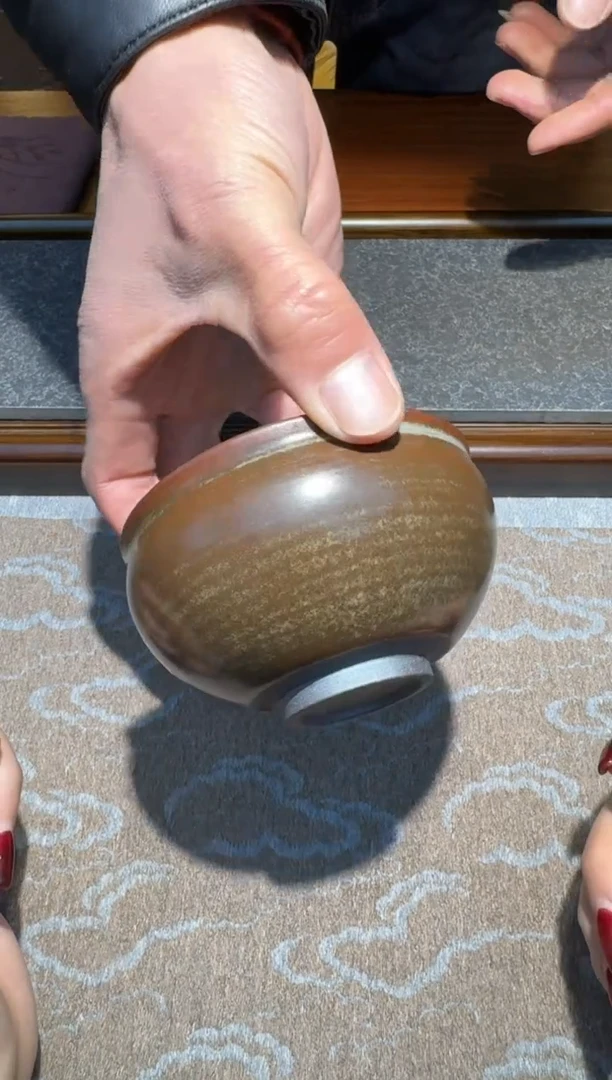 【闪购商品】茶盏林远福灰贝盏38