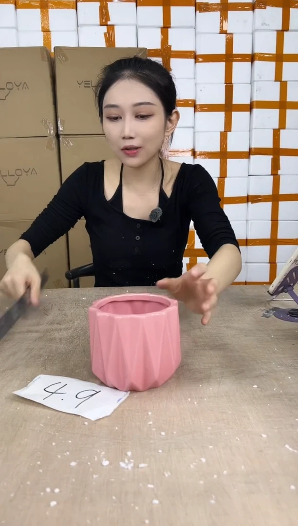 菱形粉色小号13x11