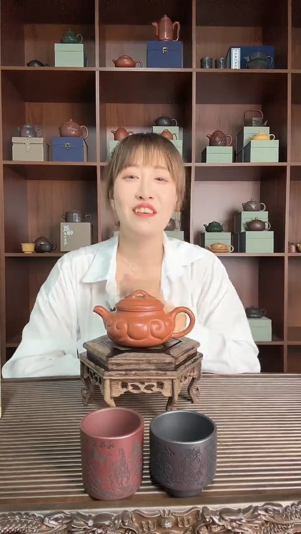 茶壶紫砂大品如意仿古 赵春梅