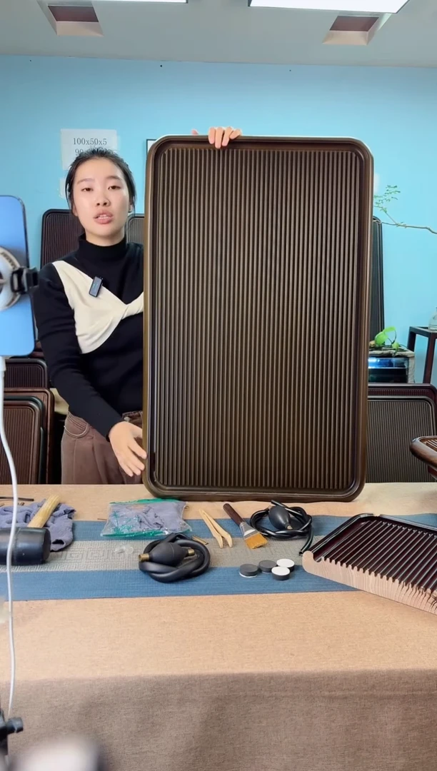 80*50*5千川大板黄色款式茶盘