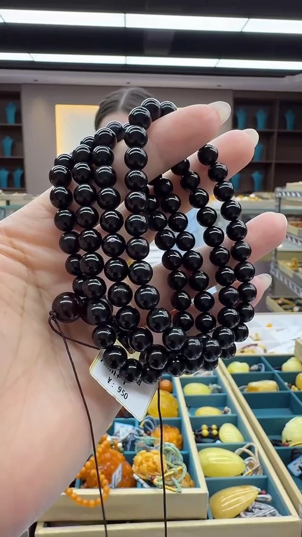 琥珀颈饰未镶嵌76秒拍号 假一罚三 7mm