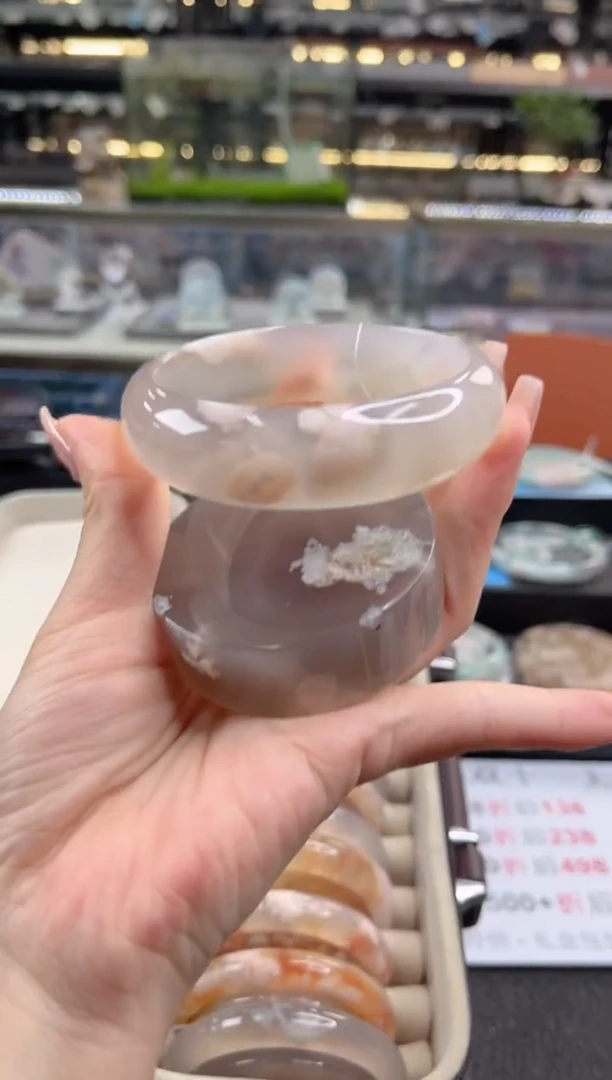 未镶嵌手镯石英质玉63圈口 （赠品镯心）34327566