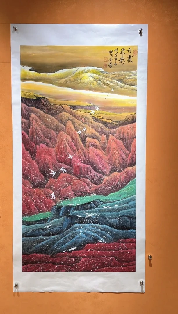 国画刘金玉老师亲笔手绘