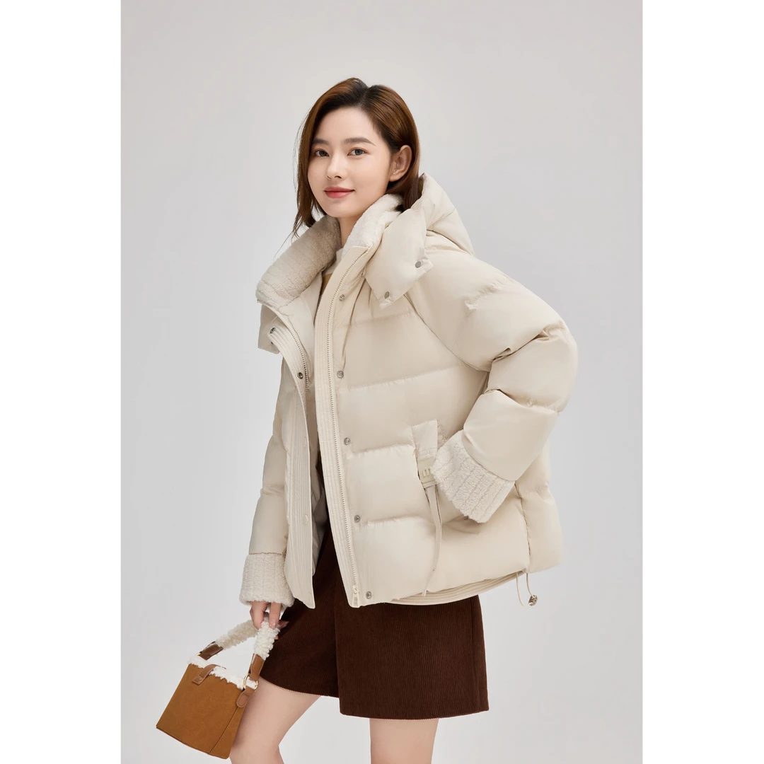 短款羽绒服常规款女装冬季防风宽松女五防加厚时尚
